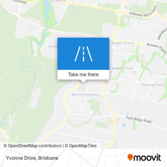 Yvonne Drive map