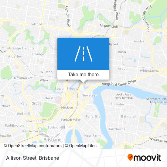Allison Street map