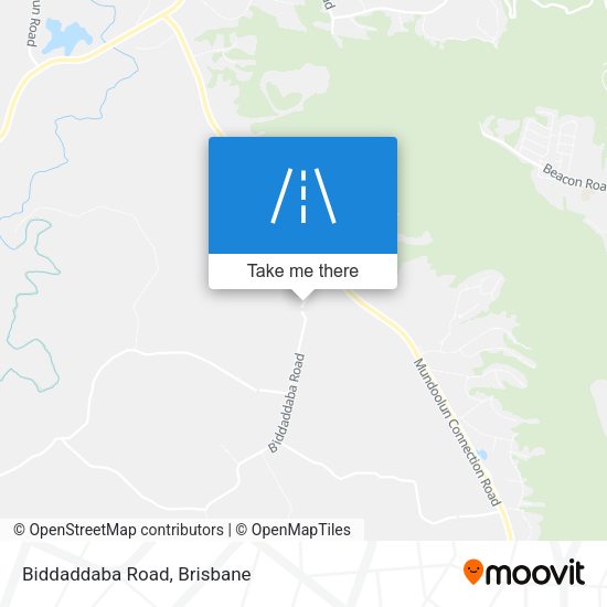 Biddaddaba Road map