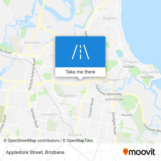 Appledore Street map