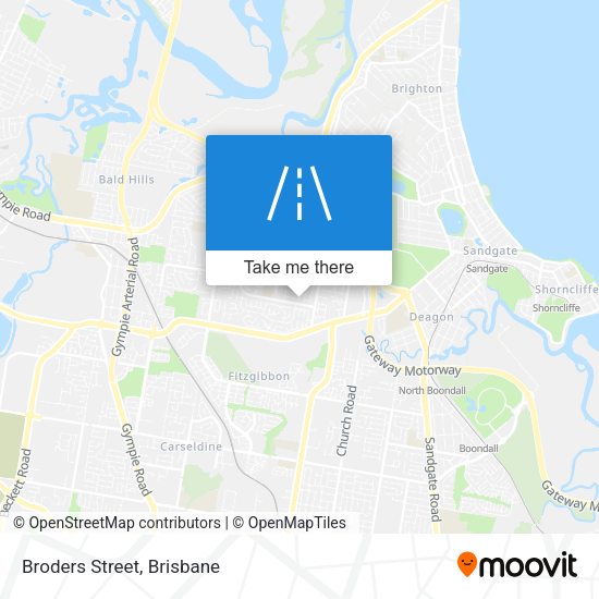 Broders Street map