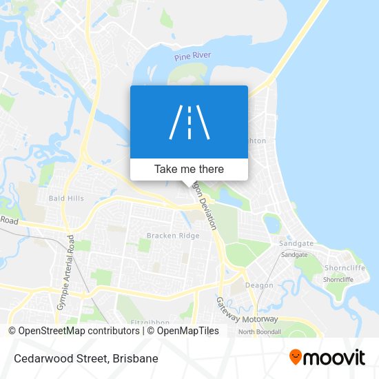 Cedarwood Street map