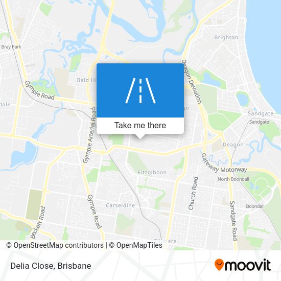 Delia Close map