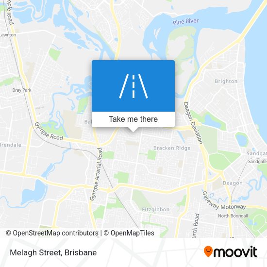 Melagh Street map