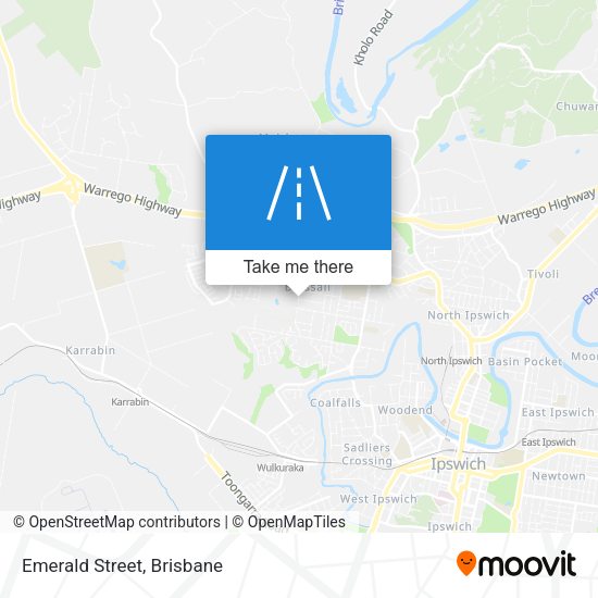Emerald Street map