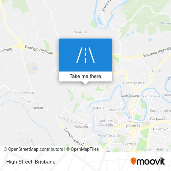 High Street map