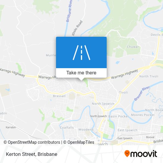 Kerton Street map