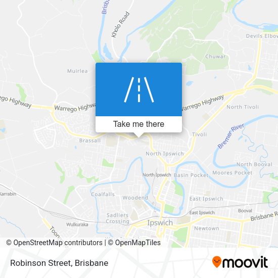 Robinson Street map