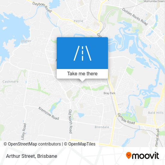 Arthur Street map