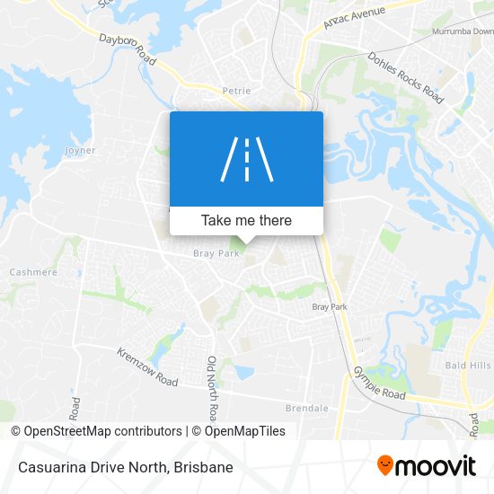 Casuarina Drive North map