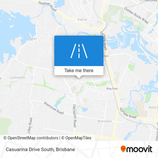 Casuarina Drive South map