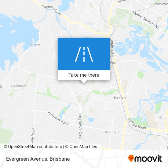 Evergreen Avenue map