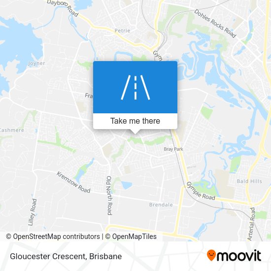 Gloucester Crescent map