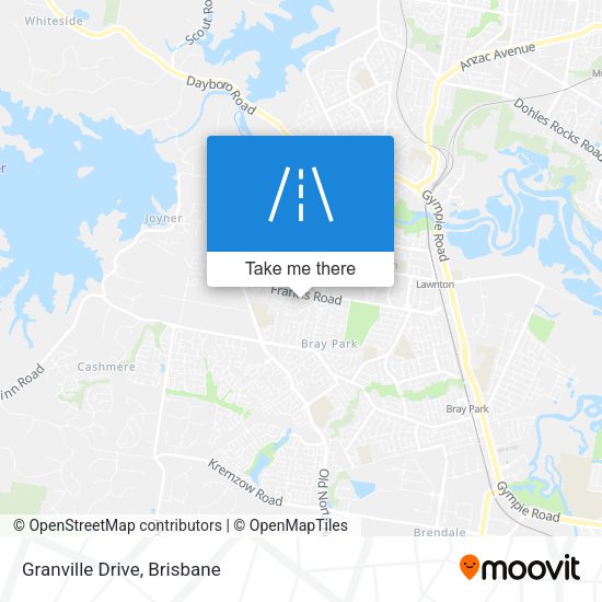 Granville Drive map