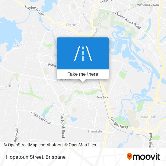Hopetoun Street map