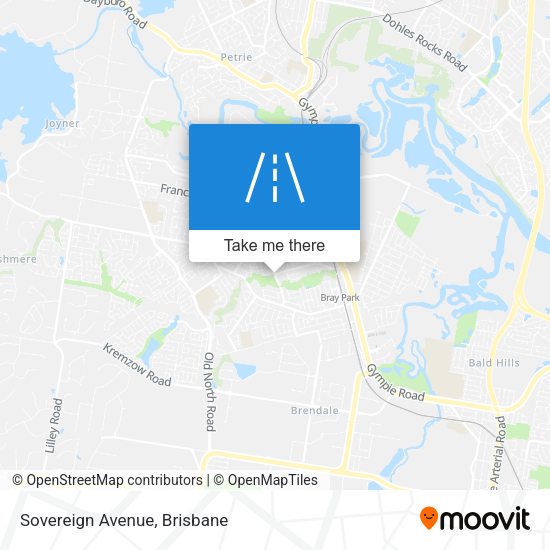 Sovereign Avenue map