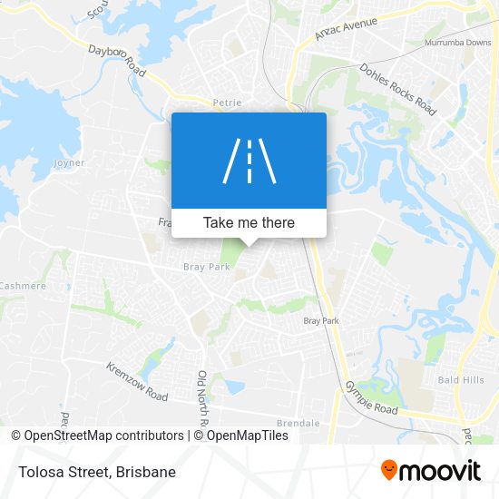 Tolosa Street map