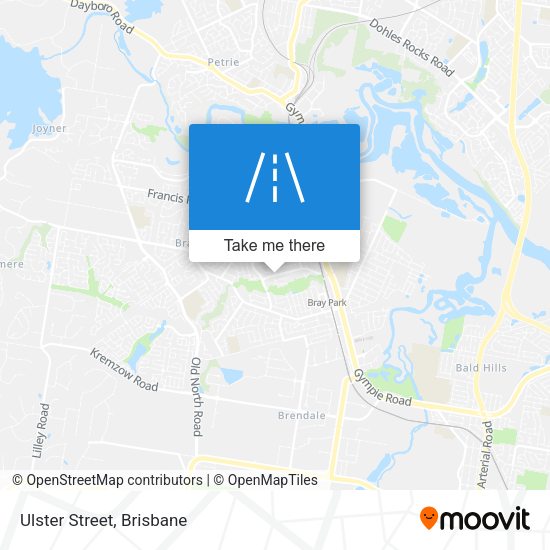 Ulster Street map
