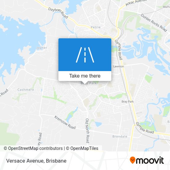 Versace Avenue map