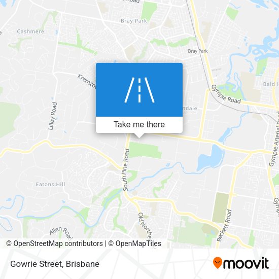 Gowrie Street map