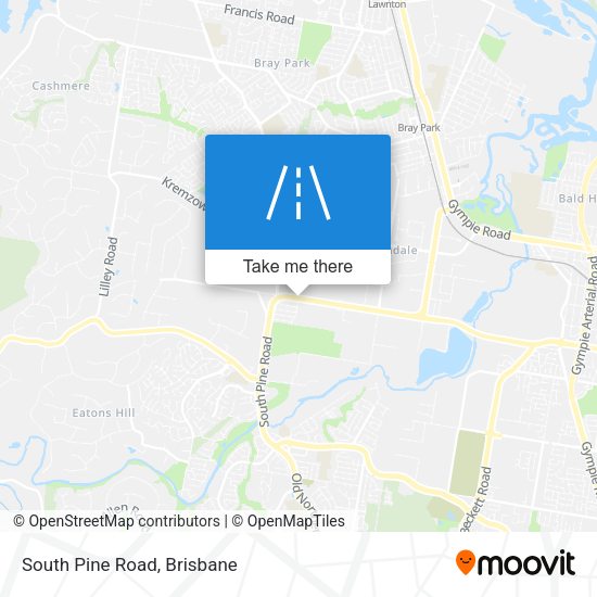 South Pine Road map