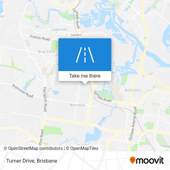 Turner Drive map