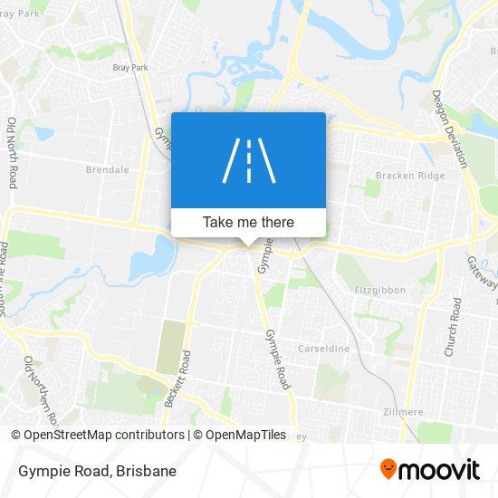 Mapa Gympie Road