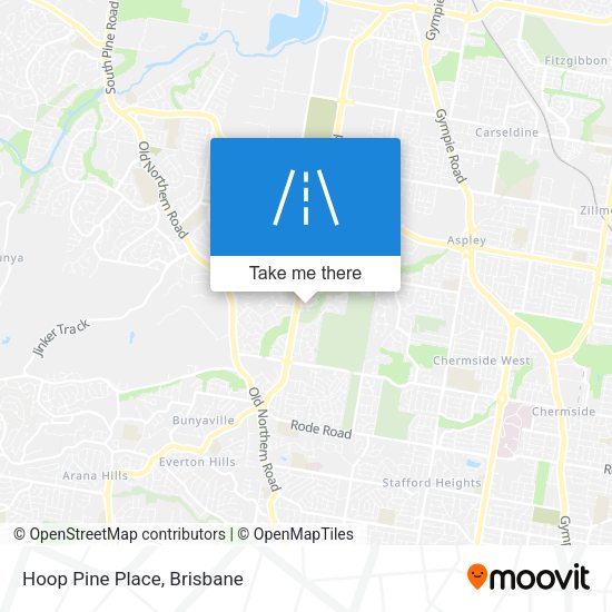 Hoop Pine Place map