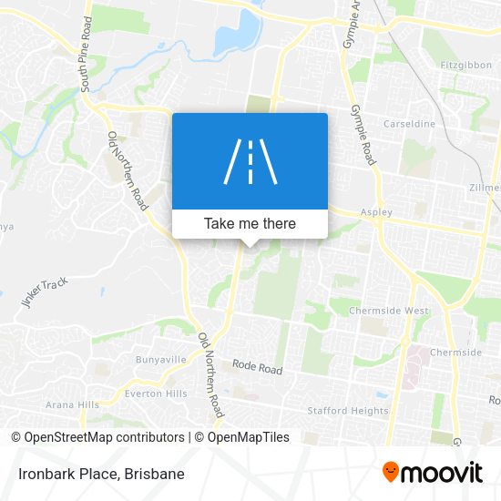 Ironbark Place map