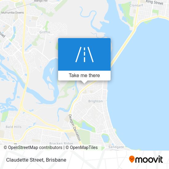 Claudette Street map