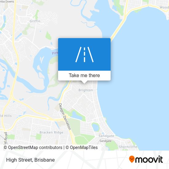 High Street map