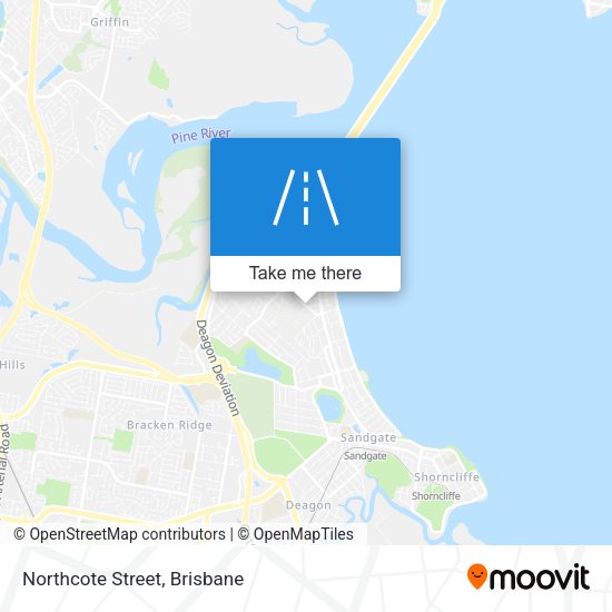 Northcote Street map