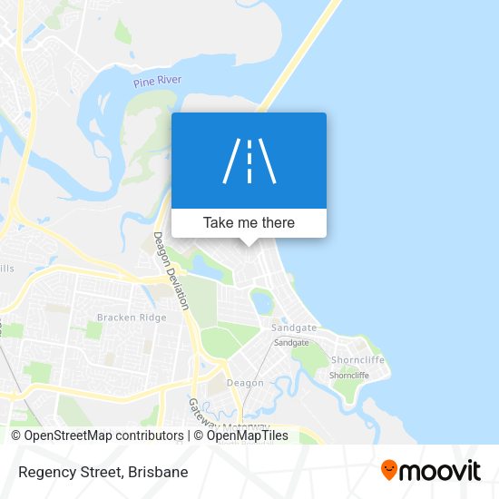 Regency Street map