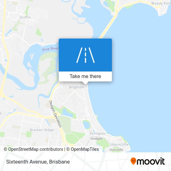 Sixteenth Avenue map
