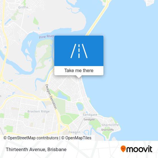 Thirteenth Avenue map