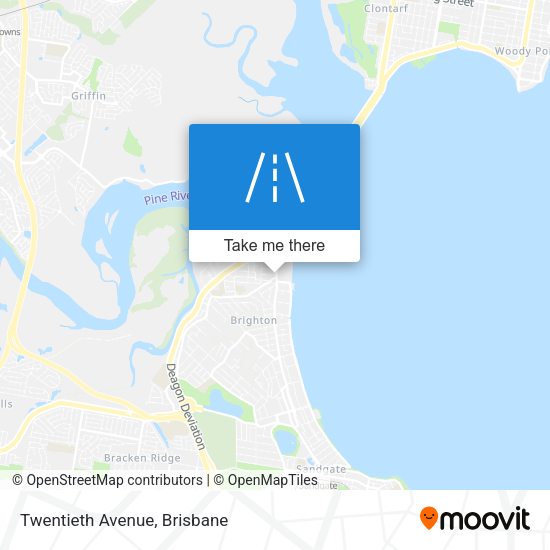 Twentieth Avenue map