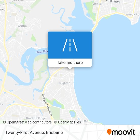 Twenty-First Avenue map