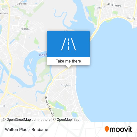 Walton Place map