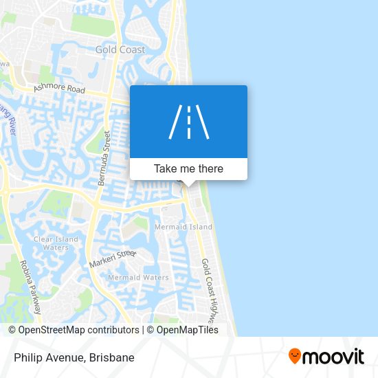 Philip Avenue map
