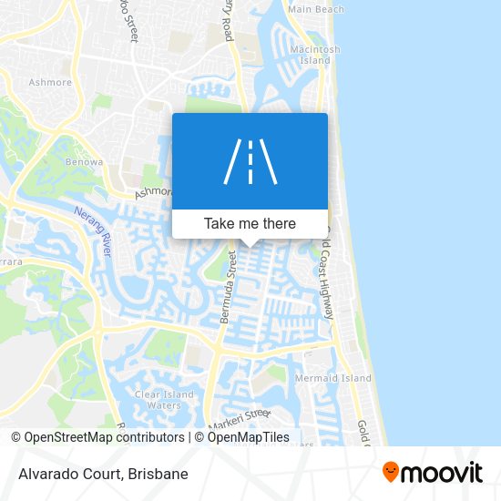Alvarado Court map