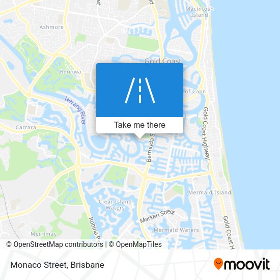 Monaco Street map