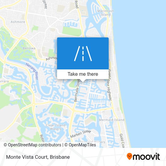 Monte Vista Court map