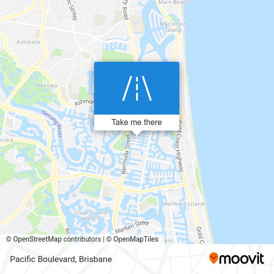 Pacific Boulevard map