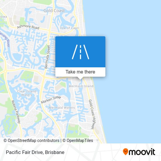 Pacific Fair Drive map