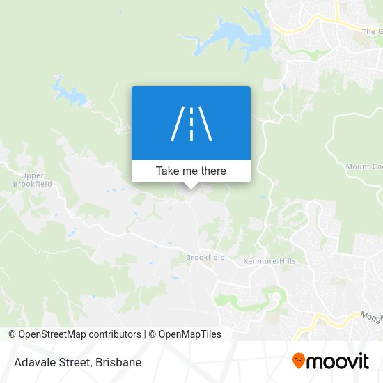 Adavale Street map