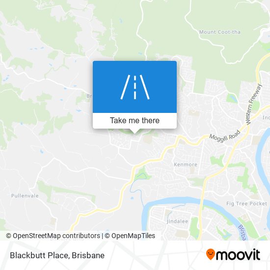 Blackbutt Place map