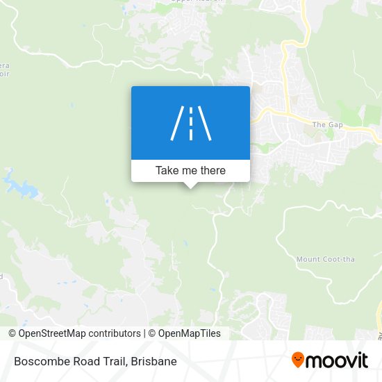 Boscombe Road Trail map