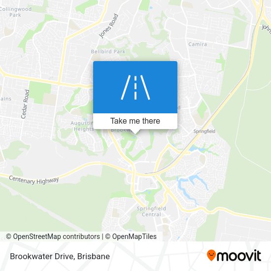 Brookwater Drive map