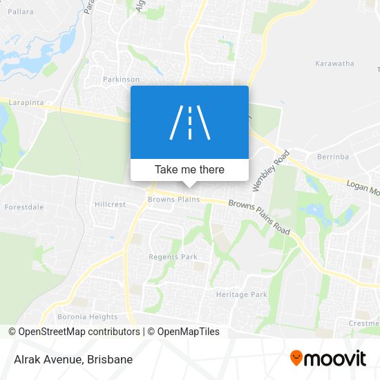 Alrak Avenue map