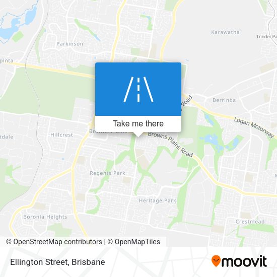 Ellington Street map